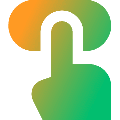 Press Button Icon from Core Gradient Set