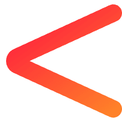 Less Than Sign Icon from Core Gradient Set