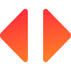 Horizontal Scroll Icon from Core Gradient Set