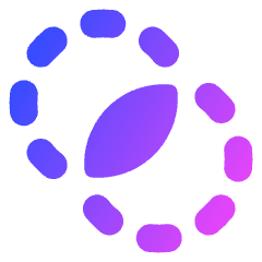 Pathfinder Circle Intersect Icon from Core Gradient Set
