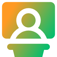 Presentation Icon from Core Gradient Set