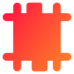 Color Registration Icon from Core Gradient Set