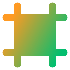 Crop Marks Icon from Core Gradient Set