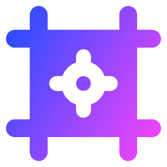 Registration Marks Icon from Core Gradient Set