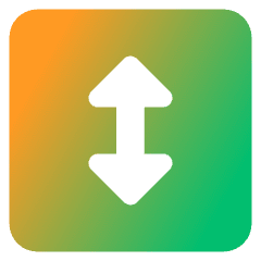 Fit Height Icon from Core Gradient Set