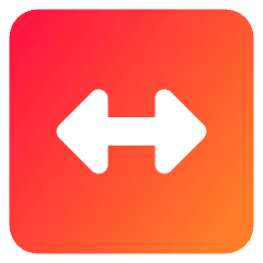 Fit Width Icon from Core Gradient Set
