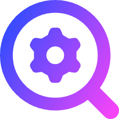 Search Setting Icon from Core Gradient Set