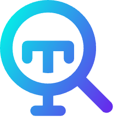 Search Text Icon from Core Gradient Set