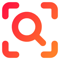 Search Visual Icon from Core Gradient Set