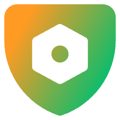 Security Setting Bolt Nut Icon from Core Gradient Set