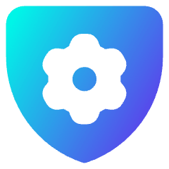 Security Setting Gear Icon from Core Gradient Set