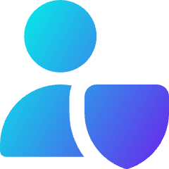 User Protection 1 Icon from Core Gradient Set