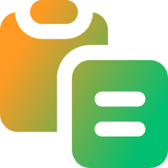 Copy Paste Icon from Core Gradient Set