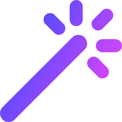 Magic Wand 1 Icon from Core Gradient Set