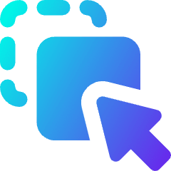 Multi Select Cursor Icon from Core Gradient Set