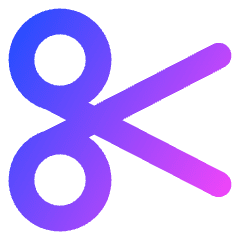 Scissors Icon from Core Gradient Set