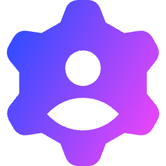 Account Setting Icon from Core Gradient Set
