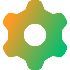 Cog 1 Icon from Core Gradient Set