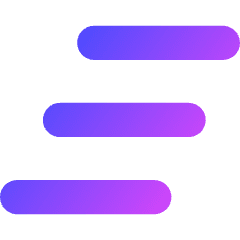 Hamburger Menu 3 Icon from Core Gradient Set