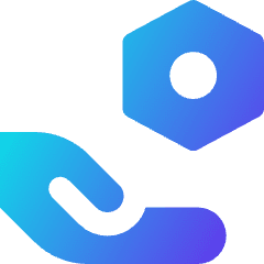 Share Setting Bolt Icon from Core Gradient Set