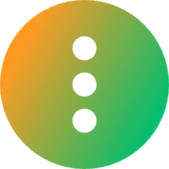 Vertical Menu Circle Icon from Core Gradient Set