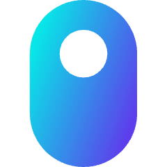 Vertical Toggle Button Single Top Icon from Core Gradient Set
