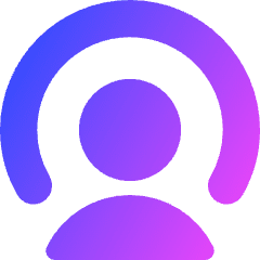 User Podcast Icon from Core Gradient Set