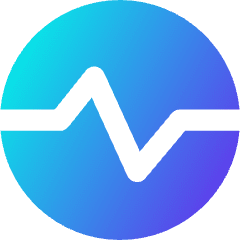 Wave Signal Circle Icon from Core Gradient Set