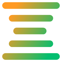 Align Center Icon from Core Gradient Set