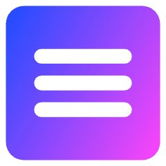 Align Text Center Icon from Core Gradient Set