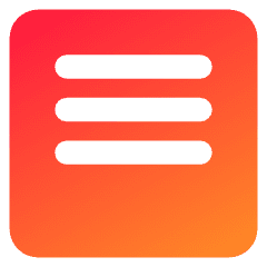 Align Text Top Icon from Core Gradient Set