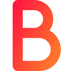 Bold Text Icon from Core Gradient Set