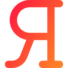 Cyrillic Alphabet Icon from Core Gradient Set