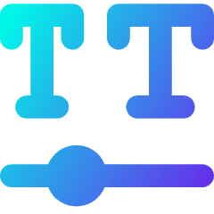 Font Variable Icon from Core Gradient Set