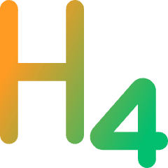 Heading 4 Paragraph Styles Heading Icon from Core Gradient Set