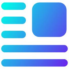 Insert Top Right Icon from Core Gradient Set