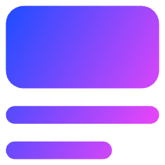 Insert Top Icon from Core Gradient Set