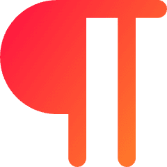 Paragraph Icon from Core Gradient Set