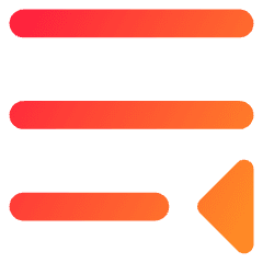 Paragraph Indent Last Line Icon from Core Gradient Set