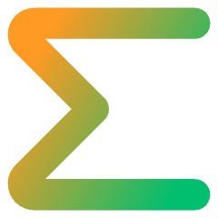 Sigma Icon from Core Gradient Set