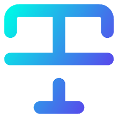 Strikethrough 2 Icon from Core Gradient Set