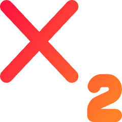 Subscript 1 Icon from Core Gradient Set