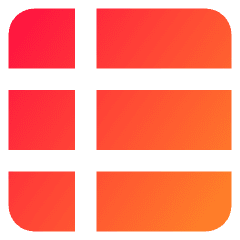 Table Icon from Core Gradient Set