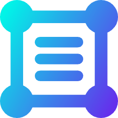 Text Box 2 Icon from Core Gradient Set