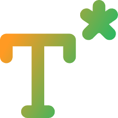 Text Footnote Icon from Core Gradient Set