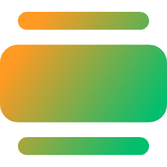 Text Image Center Large Icon from Core Gradient Set