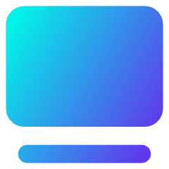 Text Image Top Icon from Core Gradient Set