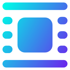 Word Wrap Around Bounding Box Icon from Core Gradient Set