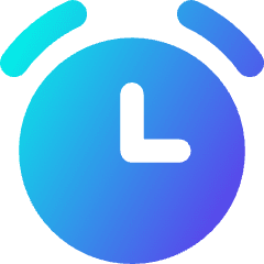 Alarm Clock Icon from Core Gradient Set