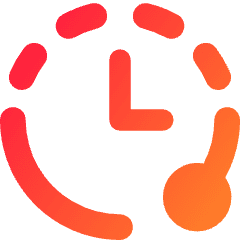 Countdown Timer Icon from Core Gradient Set